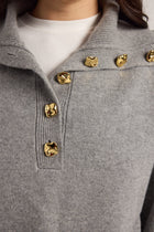 Sailor Collar Georgie Sweater - Grey Arquerite
