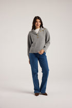 Sailor Collar Georgie Sweater - Grey Arquerite