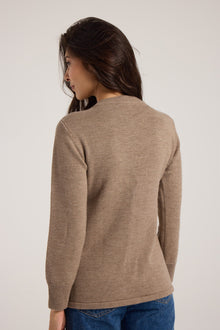 Fitted Rachael Cardigan - Toast