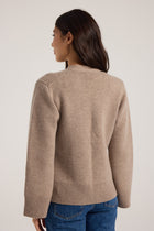 Wide Sleeve Julia Cardigan - Toast