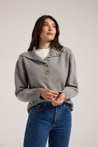 Sailor Collar Georgie Sweater - Grey Arquerite